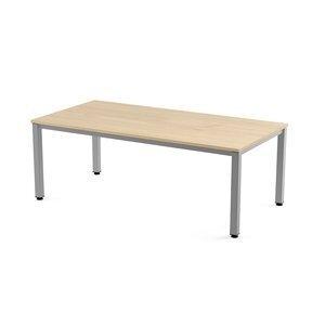 MESA ROCADA EXECUTIVE 200x100 ESTRUCTURA ALUMINIO TABLERO MELAMINA HAYA