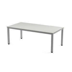 MESA ROCADA EXECUTIVE 200x100 ESTRUCTURA ALUMINIO TABLERO MELAMINA GRIS