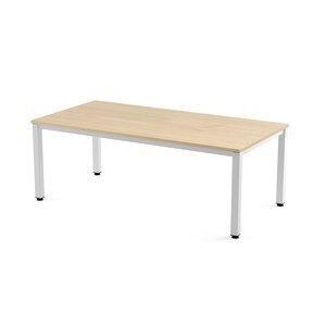 MESA ROCADA EXECUTIVE 200x100 ESTRUCTURA BLANCO TABLERO MELAMINA HAYA