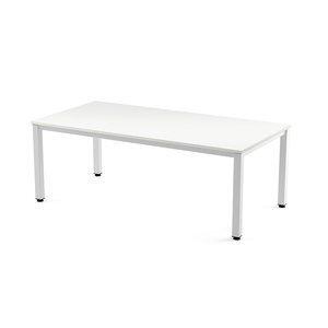 MESA ROCADA EXECUTIVE 200x100 ESTRUCTURA BLANCO TABLERO MELAMINA BLANCO