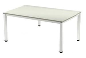 MESA ROCADA EXEC. ALA 100x60 BLANCO/GRIS /2107AM02