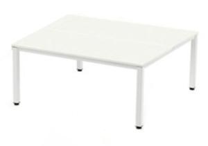 MESA ROCADA EXEC. ALA 100x60 BLANCO/BLANCO /2107AM04