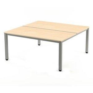 MESA ROCADA EXECUTIVE 180x163 ESTRUCTURA ALUMINIO TABLERO MELAMINA HAYA