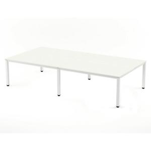 MESA ROCADA EXEC. 320x163 BLANCO/BLANCO /2203AM04