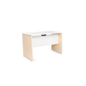MESA ROCADA WORK 120x60 ESTRUCTURA HAYA TABLERO BLANCO