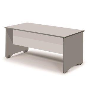 MESA ROCADA WORK 120x60 ESTRUCTURA GRIS TABLERO GRIS