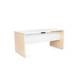 MESA ROCADA WORK 160x80 ESTRUCTURA HAYA TABLERO BLANCO