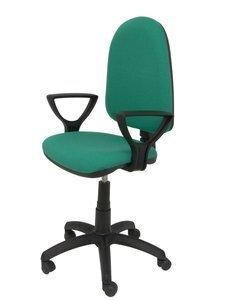 SILLA PIQUERAS Y CRESPO AYNA BRAZOS FIJOS MECANISMO CONTACTO PERMANENTE CON REGULACION DE PROFUNDIDAD ASIENTO Y RESPALDO TAPIZAD