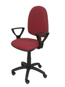 SILLA PIQUERAS Y CRESPO AYNA BRAZOS FIJOS MECANISMO CONTACTO PERMANENTE CON REGULACION DE PROFUNDIDAD ASIENTO Y RESPALDO TAPIZAD