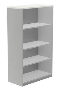 ARMARIO ROCADA ABIERTO 156x90x45 ESTRUCTURA GRIS Y TAPA BLANCO