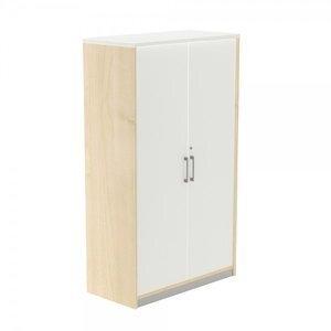 ARMARIO ROCADA CON PUERTAS 156x90x45 ESTRUCTURA HAYA PUERTAS Y TAPA BLANCO