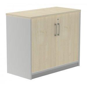 ARMARIO ROCADA CON PUERTAS 78x90x45 ESTRUCTURA GRIS PUERTAS Y TAPA GRIS