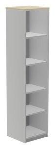 ARMARIO ROCADA COLUMNA 195x45x45 ESTRUCTURA GRIS Y TAPA ROBLE