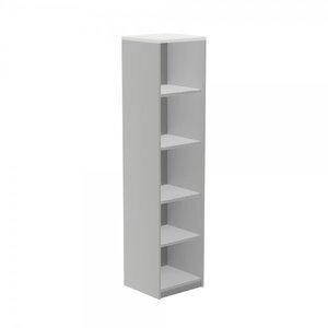 ARMARIO ROCADA COLUMNA 78x45x45 ESTRUCTURA GRIS Y TAPA BLANCO