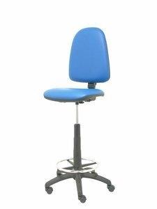 TABURETE PIQUERAS Y CRESPO AYNA ERGOMICO MECANISMO DE CONTACTO PERMANENTE REGULABLE EN ALTURA Y ARO REPOSAPIES ASIENTO Y RESPALD