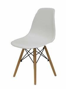 SILLA PIQUERAS Y CRESPO PRIEGO CONFIDENTE ERGONOMICA ESTRUCTURA DE MADERA Y METAL ESTILO TOWER ASIENTO Y RESPALDO PVC BLANCO PAC