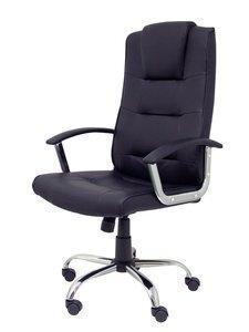 SILLON PIQUERAS Y CRESPO GUADALIMAR BRAZOS FIJOS TAPIZADO SIMILPIEL NEGRO