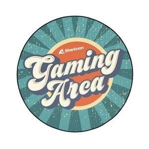 ALFOMBRILLA SUELO GAMING SHARKOON SKILLER SFM11 REDONDA 120 CM
