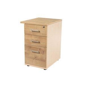 CAJONERA ROCADA 47x60x72 con 2 CAJONES + CARPETERO ESTRUCTURA HAYA FRONTALES ROBLE