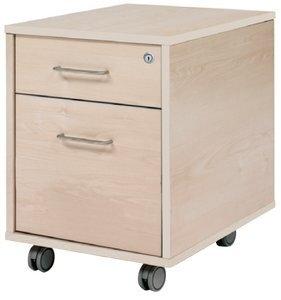 CAJONERA ROCADA con RUEDAS 40x59,5x58 con 1 CAJON + CARPETERO ESTRUCTURA HAYA FRONTALES HAYA