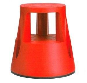 TABURETE TWINCO TWIN LIFT 2 PELDAÑOS CON RUEDAS ROJO