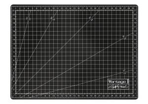 PLANCHA DE CORTE VANTAGE A4 NEGRA /10670-20142