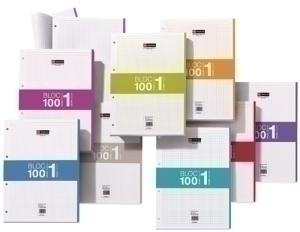 RECAMBIO MIQUELRIUS NOTEBOOK 1 A4 100h 70gr 4 TALADROS CUADRIC.5x5 TURQUESA