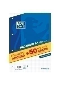 RECAMBIO OXFORD A4 250H 4 TAL. CD.4 /400119437