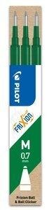 RECAMBIO PILOT BOLIGRAFO FRIXION BALL/CLICKER VERDE BLISTER de 3