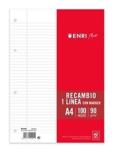 RECAMBIO ENRI PLUS A4 100h 4 TAL. HORIZONTAL.