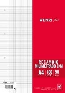 RECAMBIO ENRI PLUS A4 100h 4 TAL. MM.