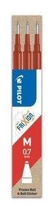 RECAMBIO PILOT BOLIGRAFO FRIXION BALL/CLICKER ROJO BLISTER de 3
