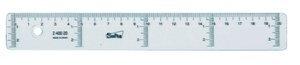 REGLA CRISTAL SAFTA 20 CENTIMETROS