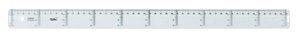 REGLA CRISTAL SAFTA 50 CENTIMETROS