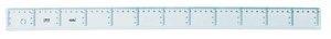 REGLA CRISTAL SAFTA 60 CENTIMETROS