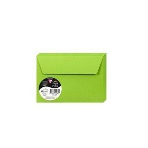 SOBRE CLAIREFONTAINE POLLEN 114x162 120g VERDE MENTA PAQUETE DE 20