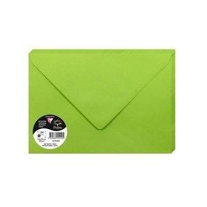 SOBRE CLAIREFONTAINE POLLEN 162x229 120g VERDE MENTA PAQUETE DE 20