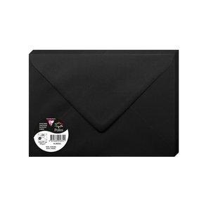 SOBRE CLAIREFONTAINE POLLEN 162x229 120g NEGRO PAQUETE DE 20