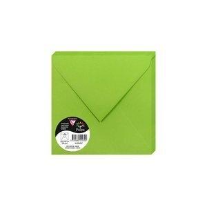 SOBRE CLAIREFONTAINE POLLEN 165x165 120g VERDE MENTA PAQUETE DE 20