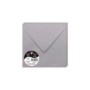 SOBRE CLAIREFONTAINE POLLEN 165x165 120g GRIS KOALA PAQUETE DE 20