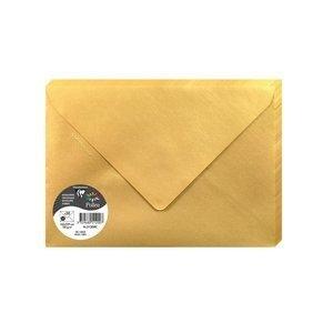 SOBRE CLAIREFONTAINE POLLEN 162x229 120g DORADO PAQUETE DE 20