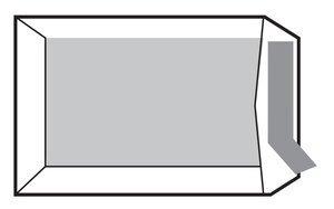 SOBRE-BOLSA DORSO CARTON SAM 260x360 BLANCO 90g (SILICONA) CAJA de 125