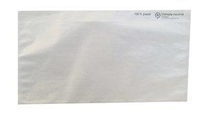SOBRES ADHESIVOS PACKING-LIST 100% PAPEL RECICLADO 240x180 (ext.) SIN IMPRIMIR CAJA de 1000
