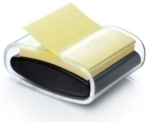 DISPENSADOR POST-IT NEGRO PRO + TACO NOTAS SUPER-STICKY Z-NOTAS