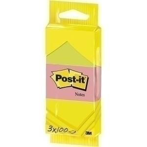 TACO NOTAS POST-IT 653 38X51 NEON PACK de 3