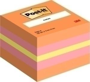 TACO NOTAS POST-IT CUBO 400/H 3 COL PASTEL /2051-P