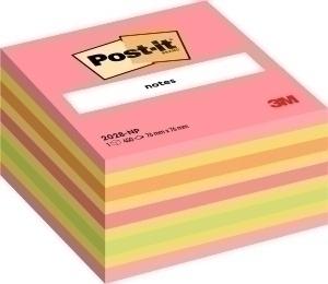 TACO NOTAS POST-IT CUBO 76X76X45  450 HOJAS ROSA NEON