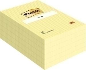 TACO NOTAS POST-IT 662  102X152 CON CUADROS