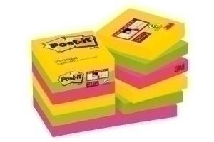 TACO NOTAS POST-IT 622 SSTICKY 47,6X47 CARNAVAL P/12 /622-12SS-CARN