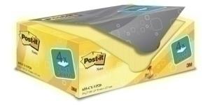 TACO NOTAS POST-IT 655 76x127 AMARILLO CANARIO PACK DE 20 (16+4)